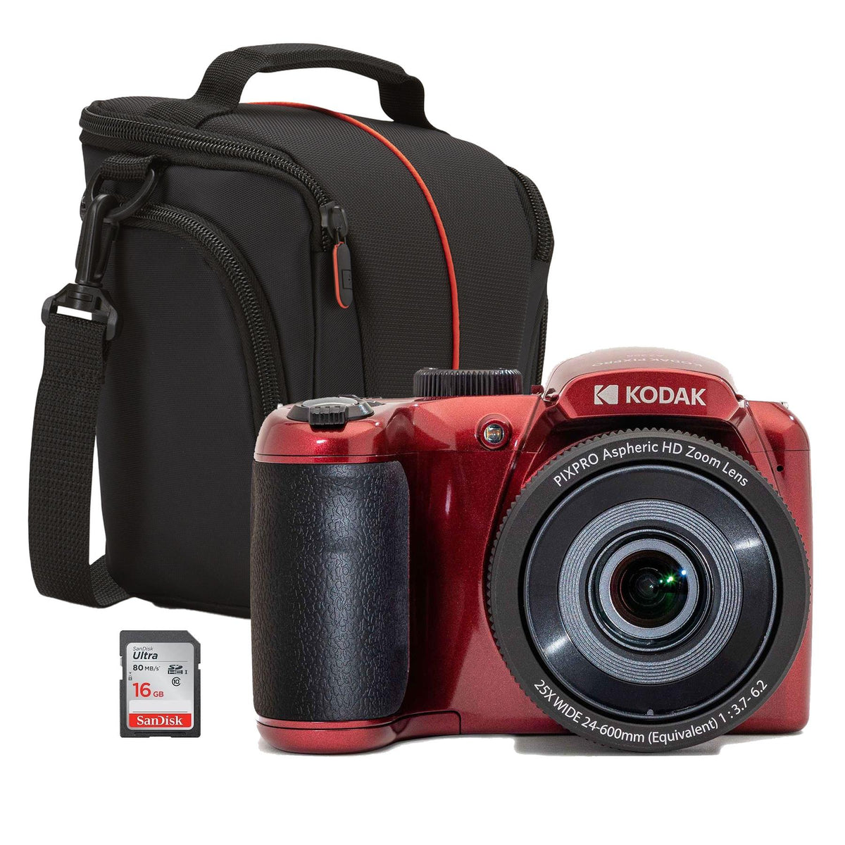 Kodak PIXPRO 16.2 25x Digital Compact Camera bundle