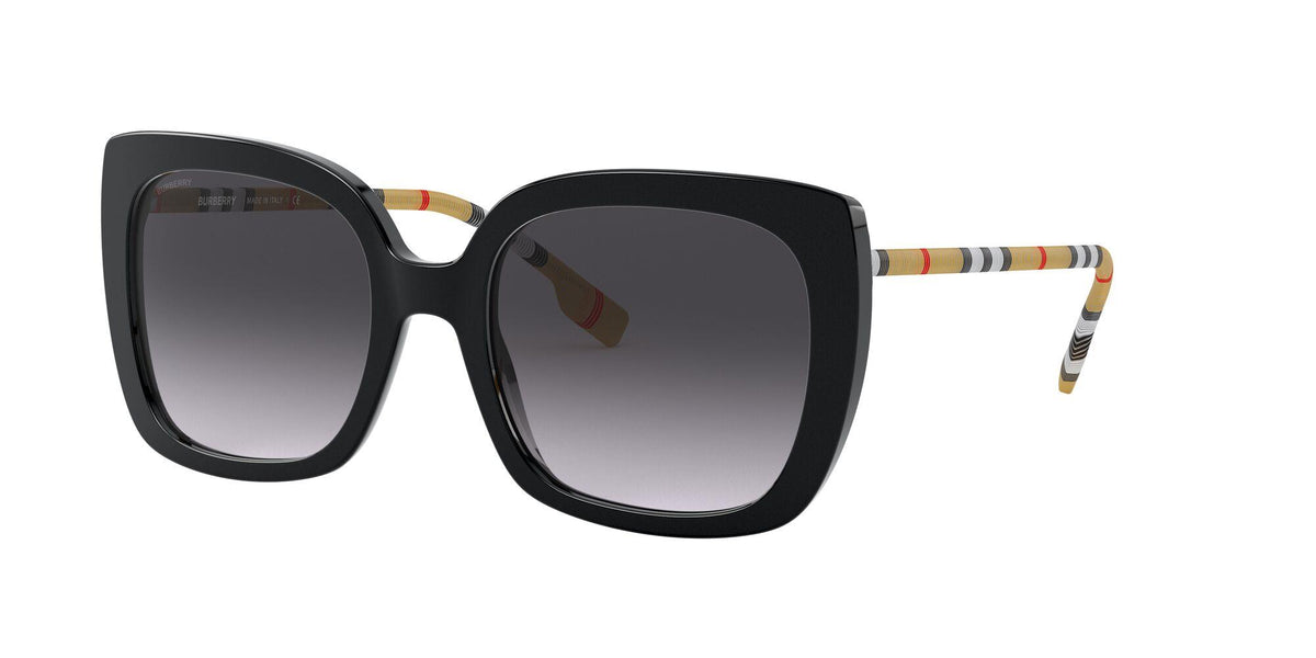 Burberry Caroll Sunglasses - Black/Grey