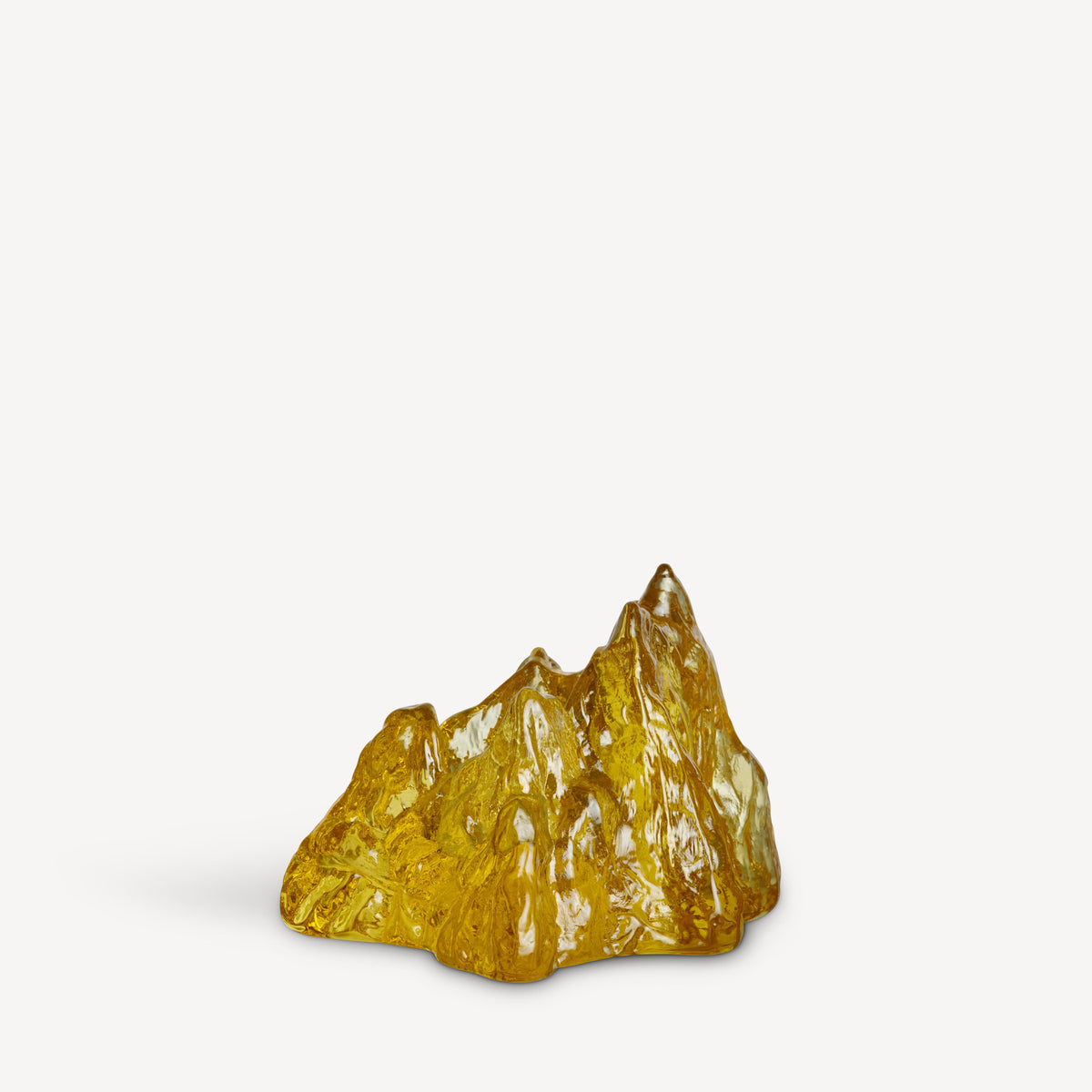 Kosta Boda The Rock Votive Yellow