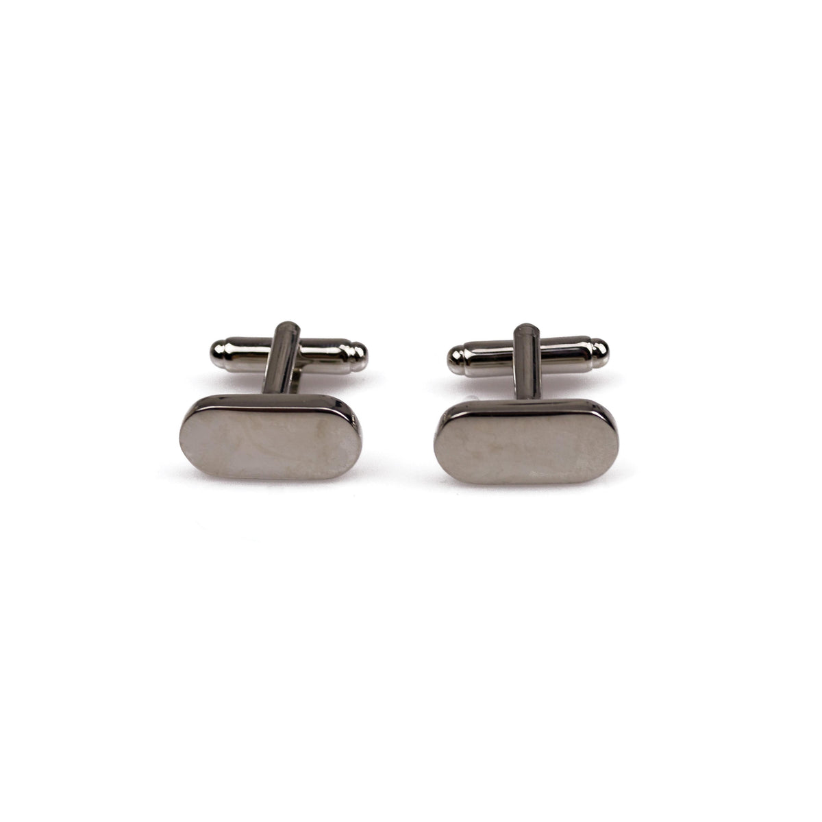 Completely Bella Classic Silver Oval Cufflinks