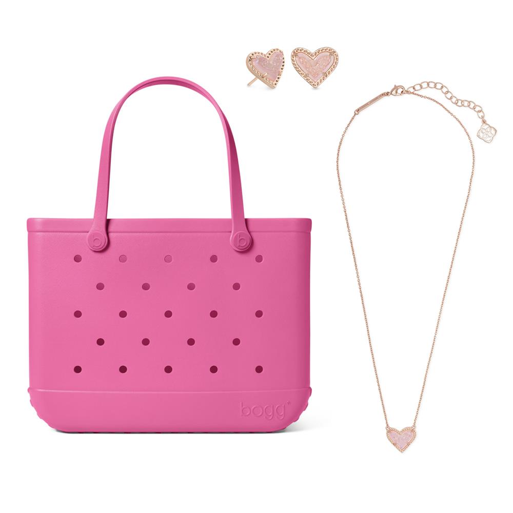 Original Bogg Bag & Kendra Scott Jewelry Set