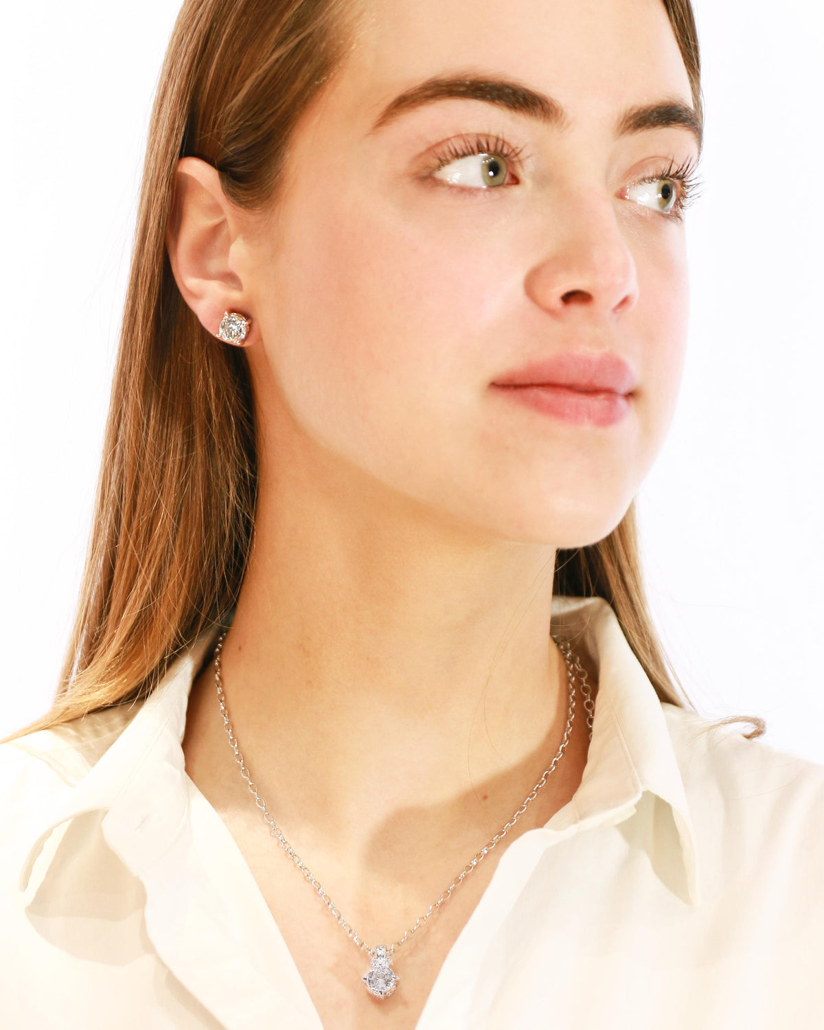 John Medeiros Diamante 4 Carat Stud Earrings - Gold