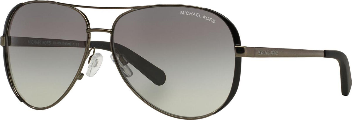 Michael Kors Women's Pilot Sunglasses - Gunmetal/Black
