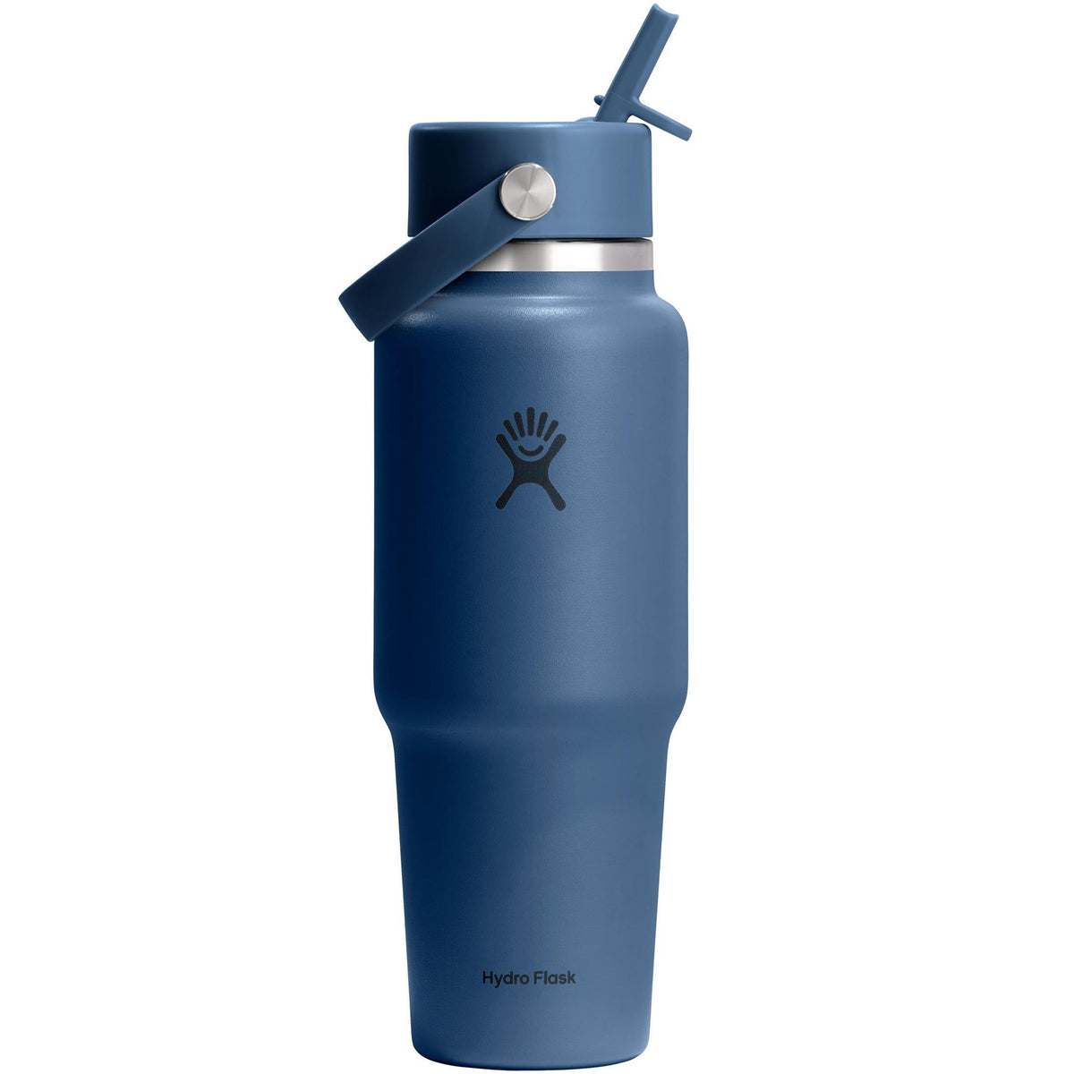 Hydro Flask 32 oz. Wide Mouth Travel Bottle w/Flex Straw Cap - Harbor Blue