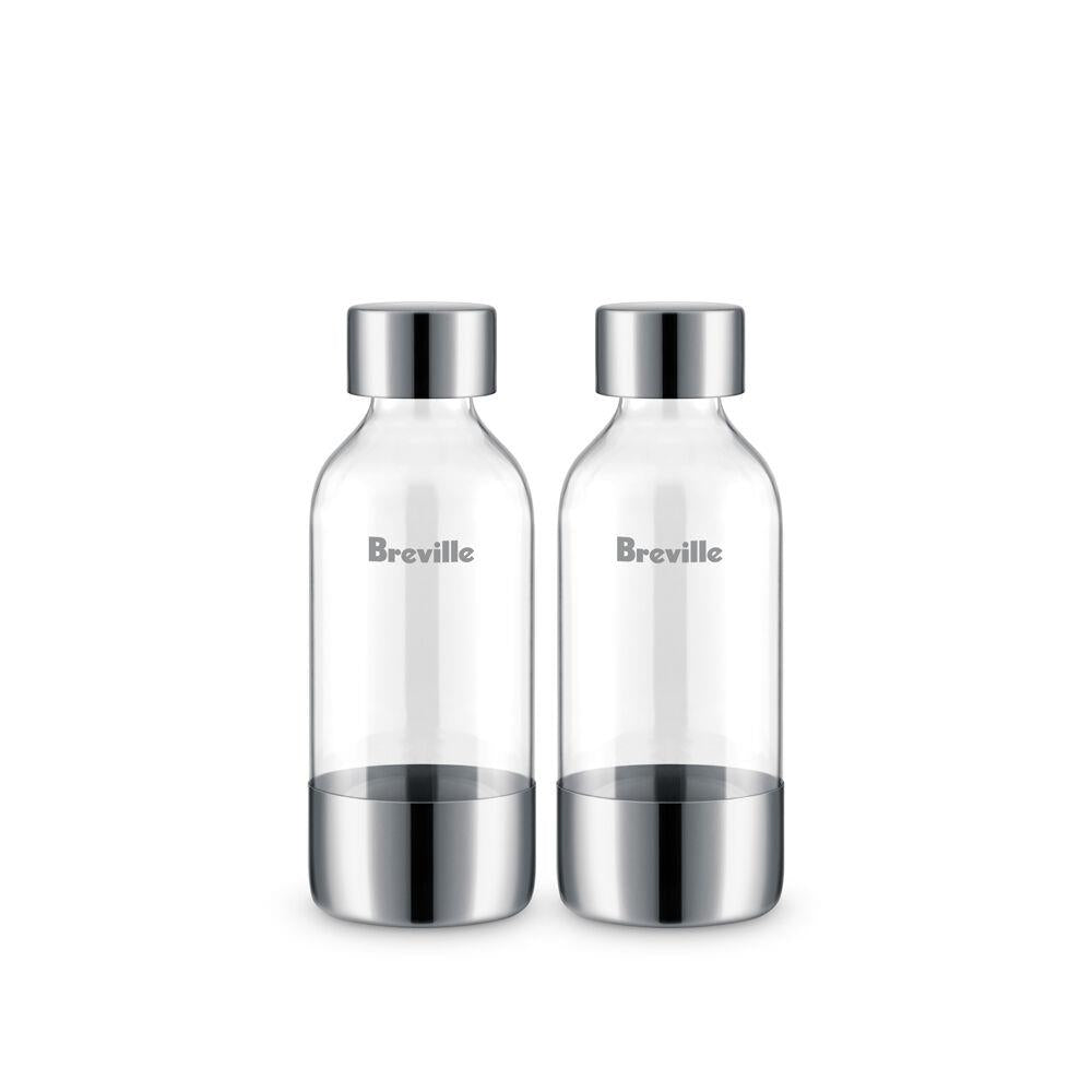 Breville 0.6-Liter InFizz Bottles for Carbonated Drinks, 2-Pack