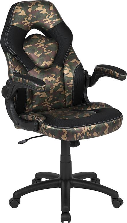 OSC Designs Camo X10 Series Ergonomic Racing Style Gaming Chair