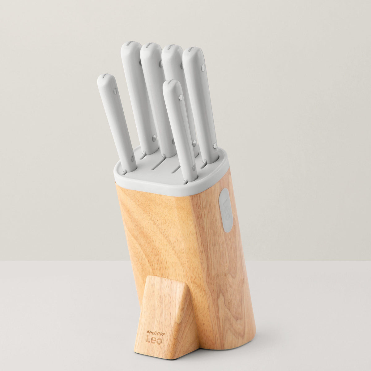 BergHOFF Leo Slate 7pc Knife Block Set, Sage