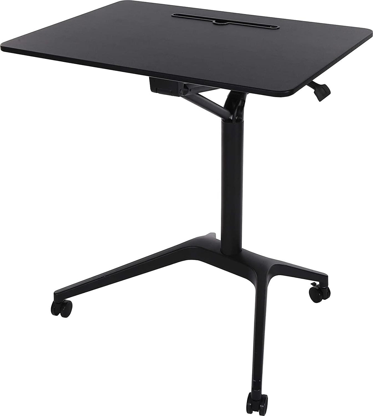 Apex Desk Mobile Pneumatic Laptop Rolling Desk