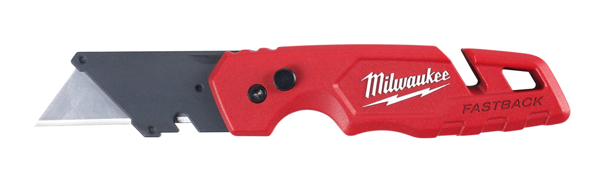 Milwaukee FASTBACK Folding Utility Knife w/ Blade Storage