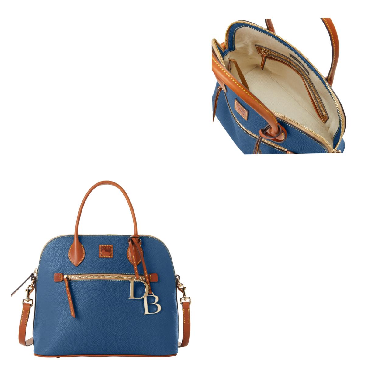 Dooney & Bourke Pebble Grain Large Domed Satchel