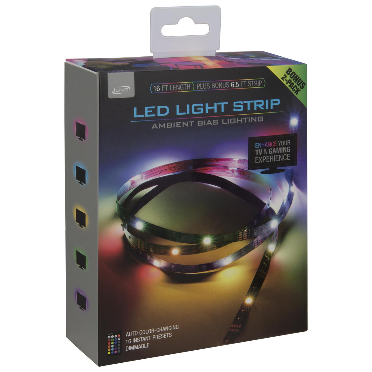 GPX iLive 32 & 80-LED Light Strip Bundle