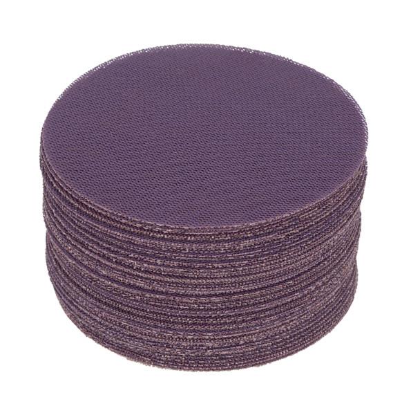 JS Products Spyder 5" 320 Grit Ceramic Net Hook and Loop Sanding Discs (50-Pack)