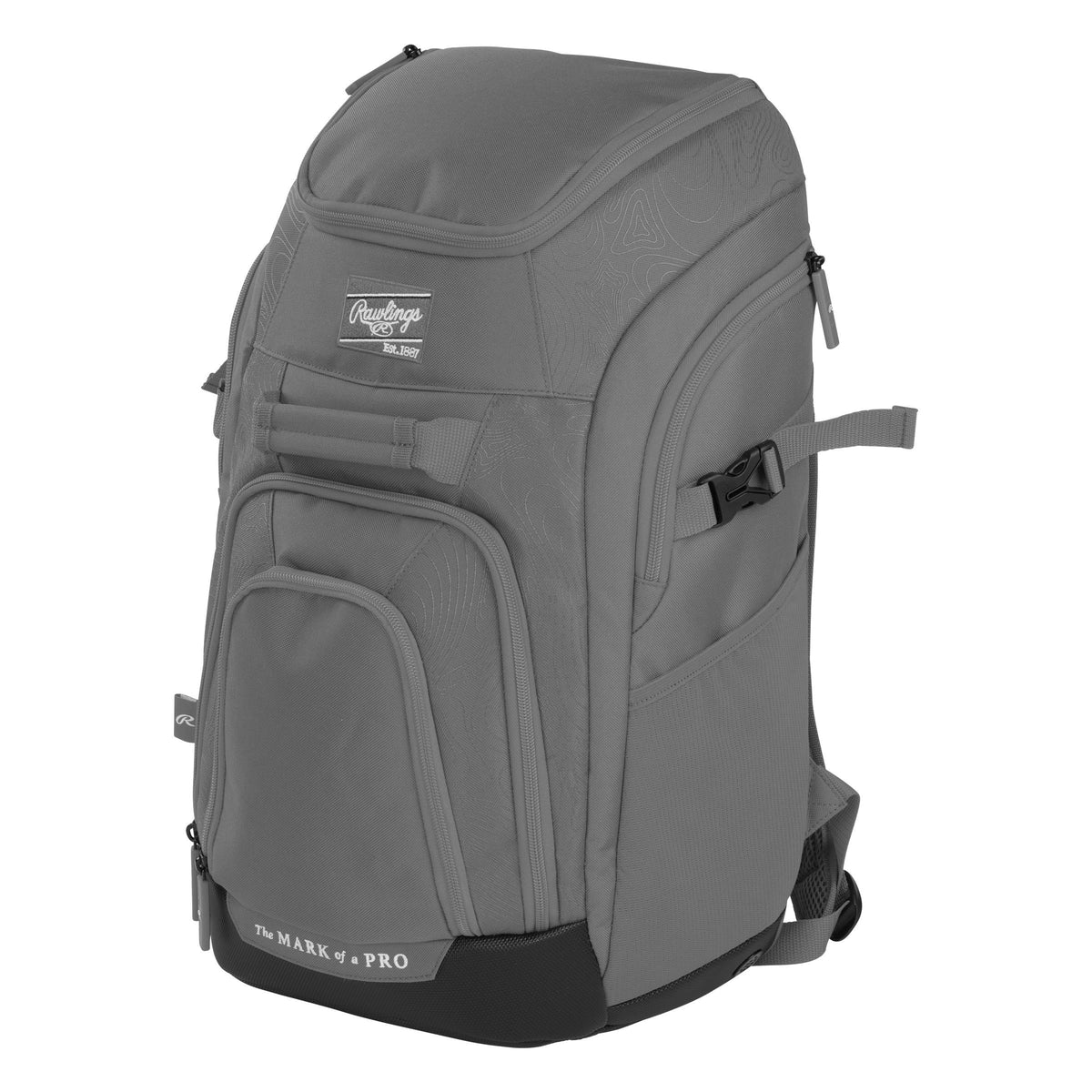 Rawlings - Franchise 2 Player's Baseball Backpack, Graphite
