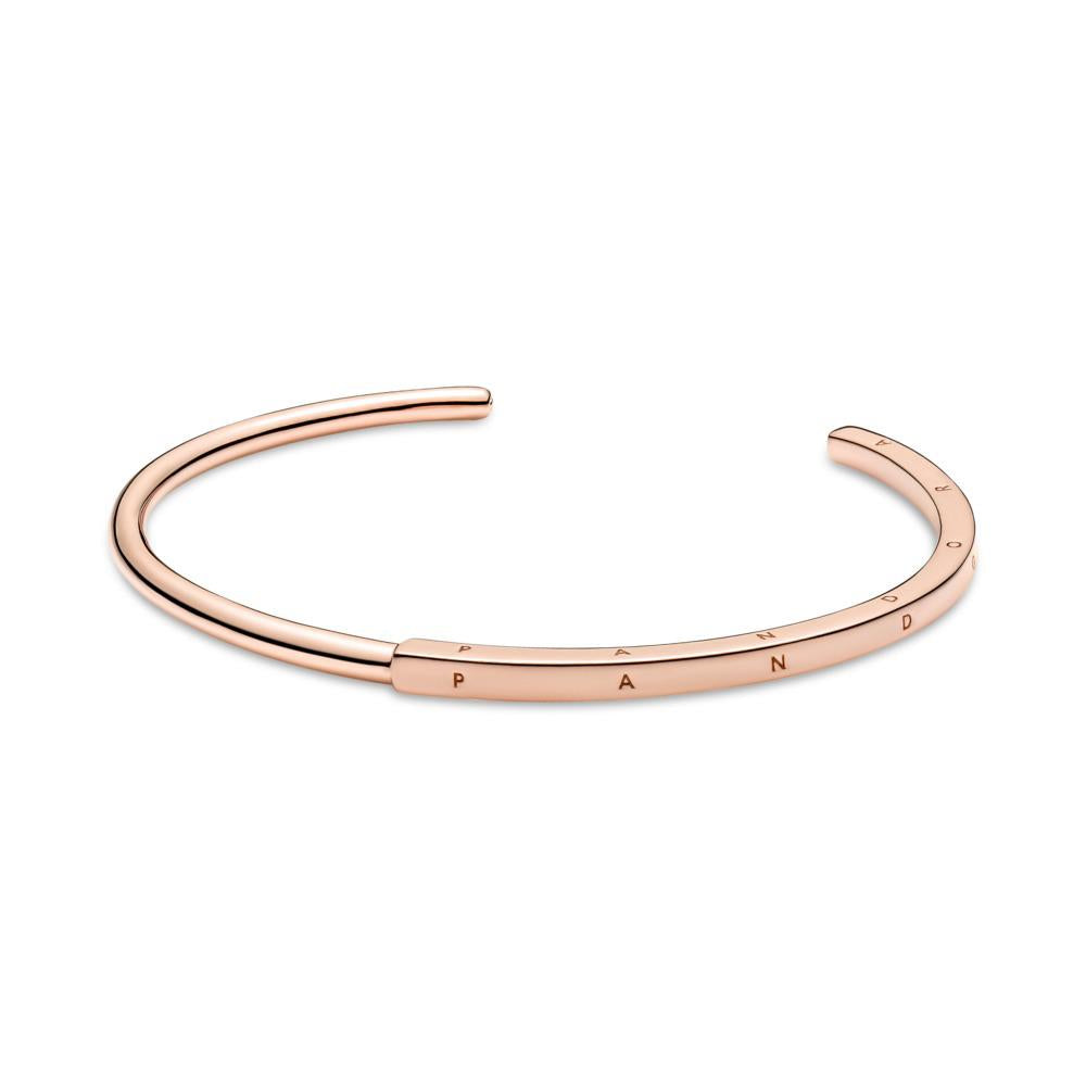 Pandora Signature I-D Open Bangle Size 7.5"