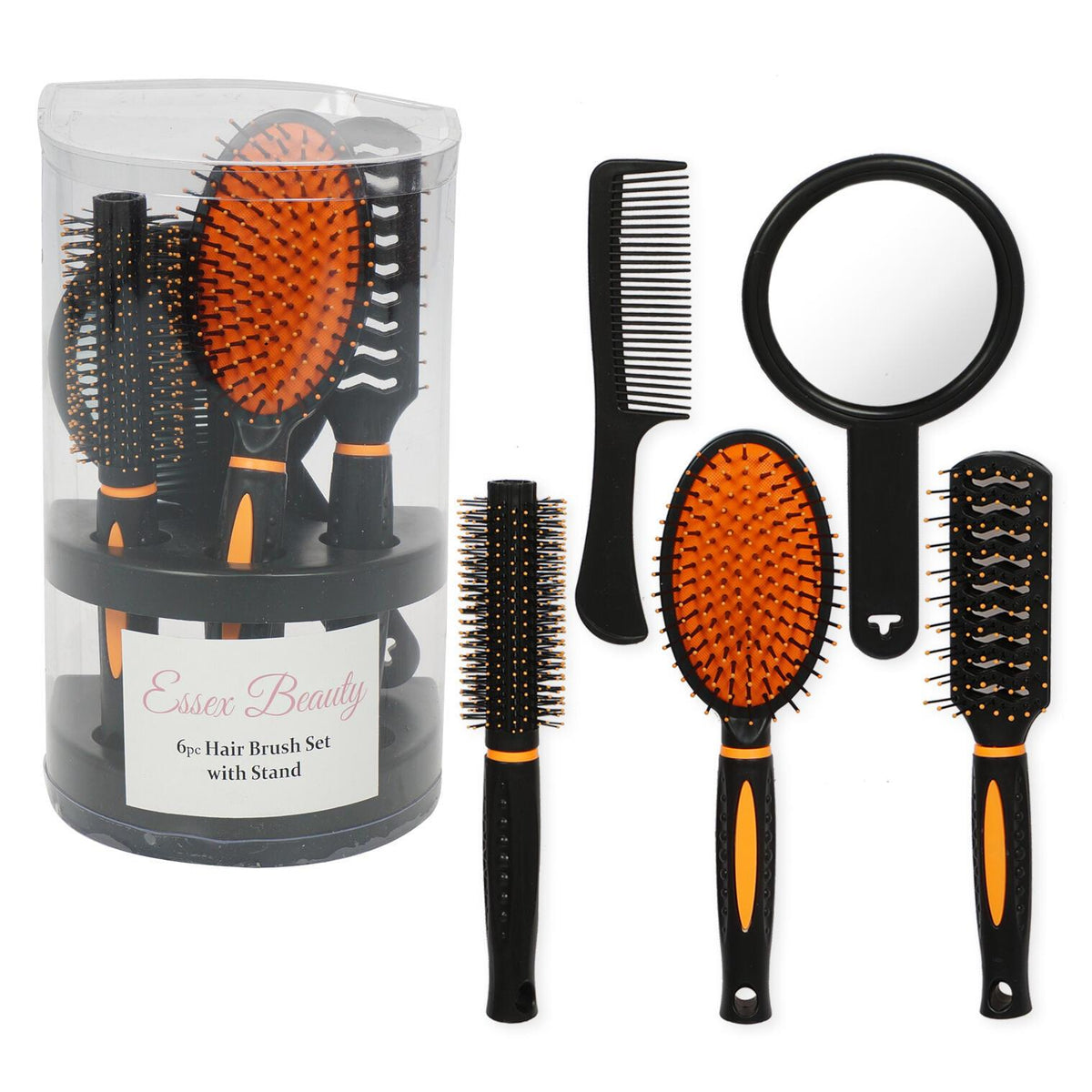 Bella Home 6 Piece Hair Brush Set