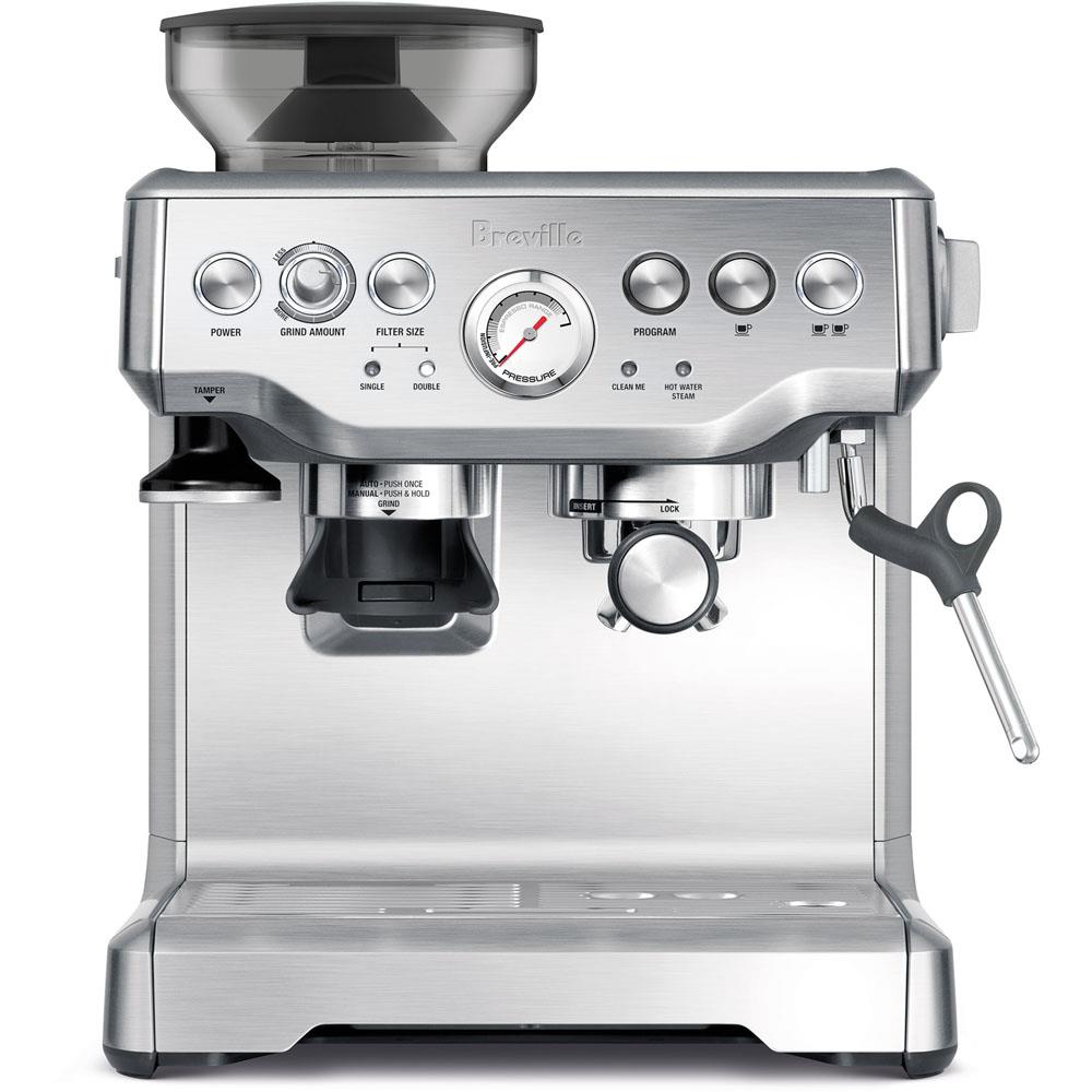 Breville The Barista Express Programmable Espresso Machine with Grinder in Stainless Steel