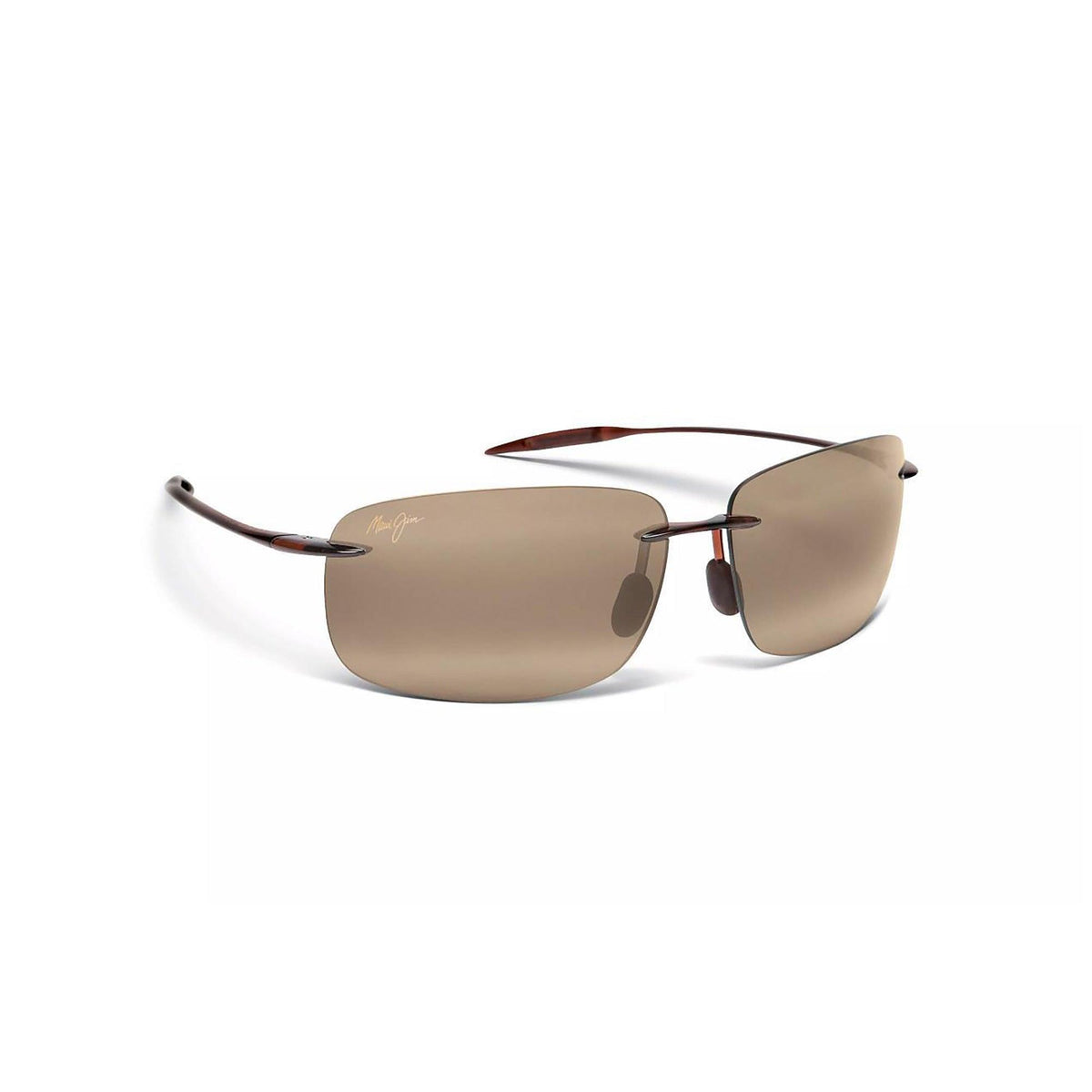 Maui Jim Breakwall Polarized Sunglasses Rootbeer Frame HCL Bronze Lens