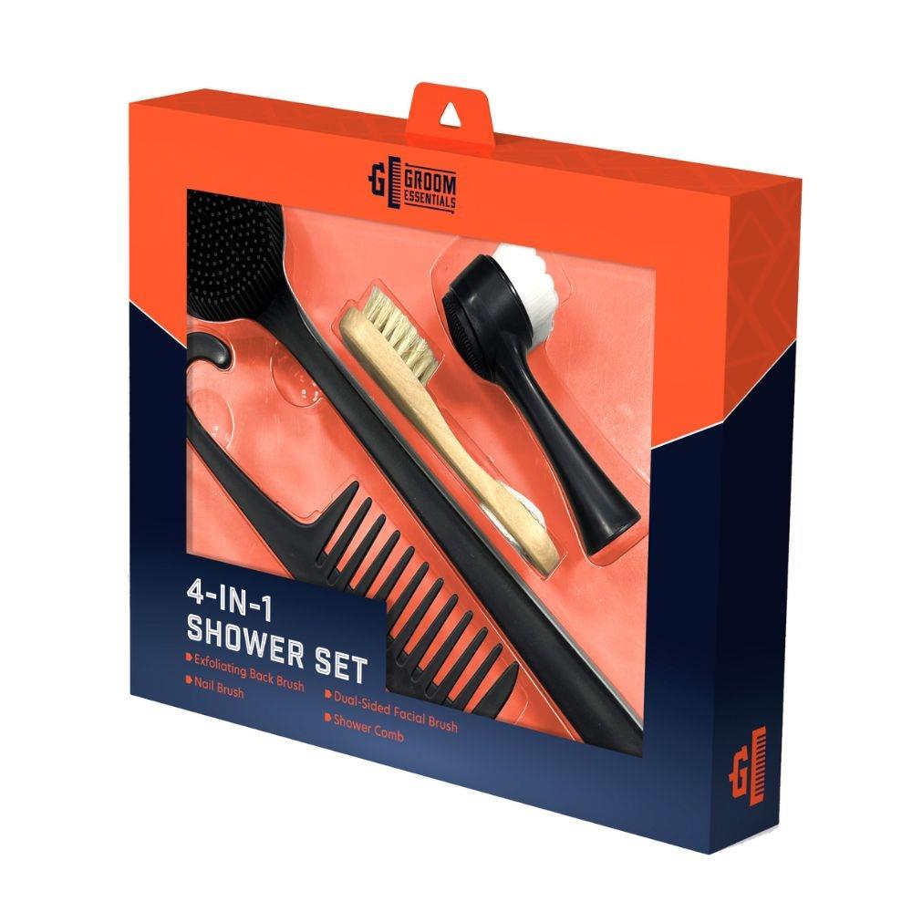 Groom Essentials 4-In-1 Shower Set