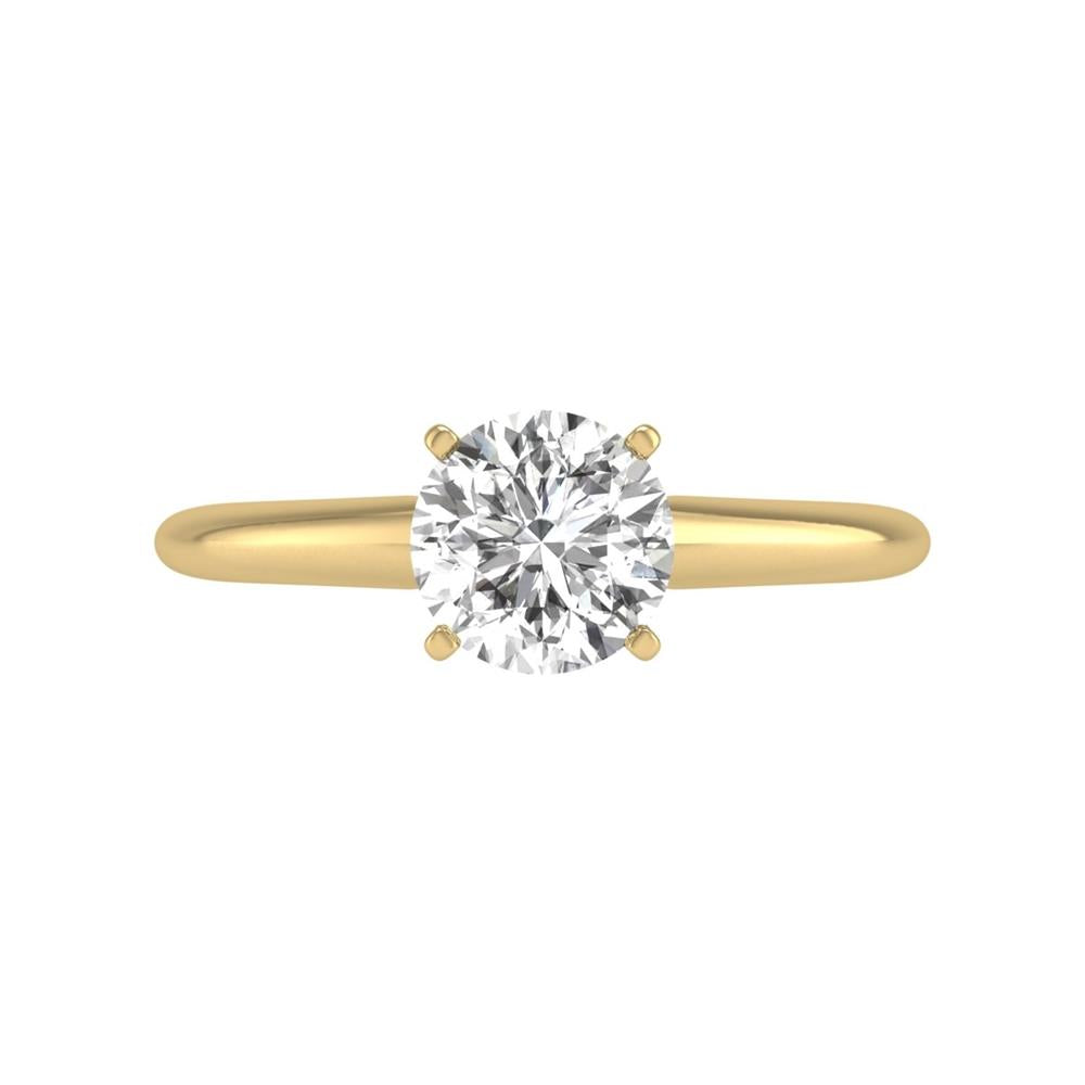 Prestige Boutique Diamonds 1 CT Round Lab Diamond Solitaire Ring Size 4.5