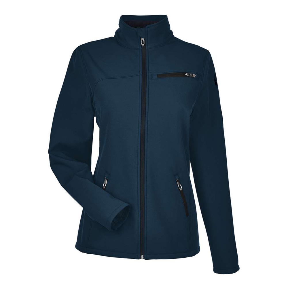 Spyder Womens Transport Softshell Jacket-Black/Red-MD