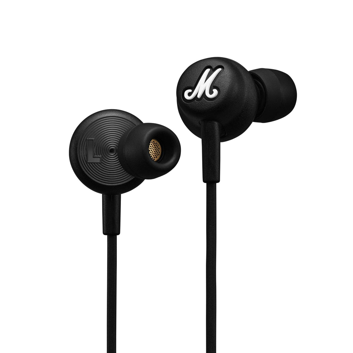 Marshall Mode USB-C Tangle-Resistant Wired Earbuds Black