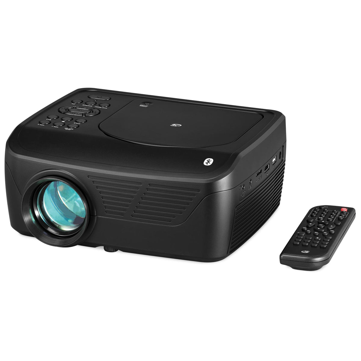 GPX Movie+ Projector w/ DVD/CD Player & Bluetooth