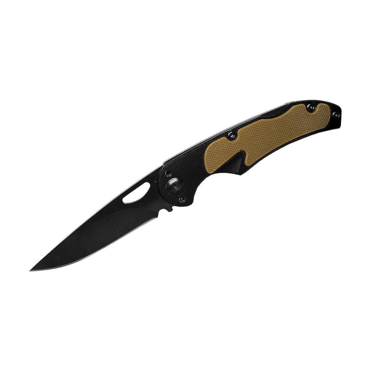 American Buffalo Knife & Tool ABKT Mark II Lockback Pocket Knife Tan