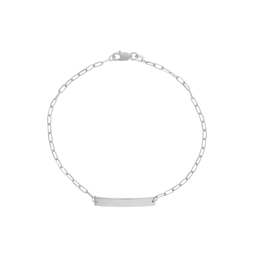 HAWLEY ST Kid's ID 7.5" Bracelet on D/C Long Anchor Chain
