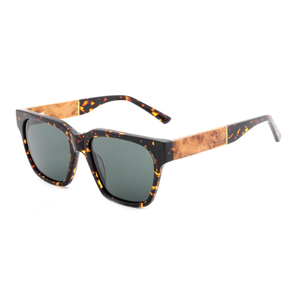 Joycoast Sunstone - Acetate & Maple Wooden Sunglasses Tortoise