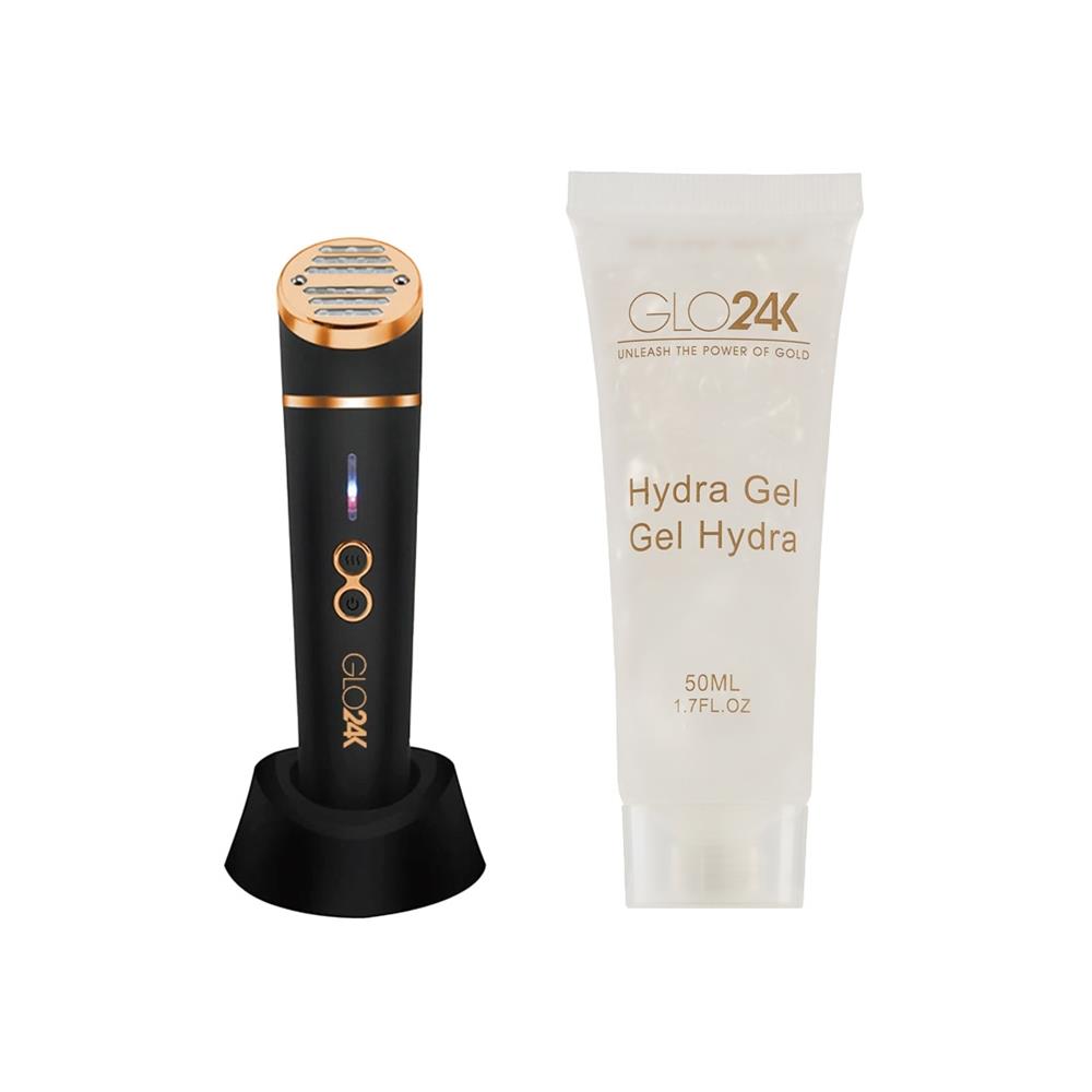 GLO24K Skin Rejuvenation Device w/Hydra Gel