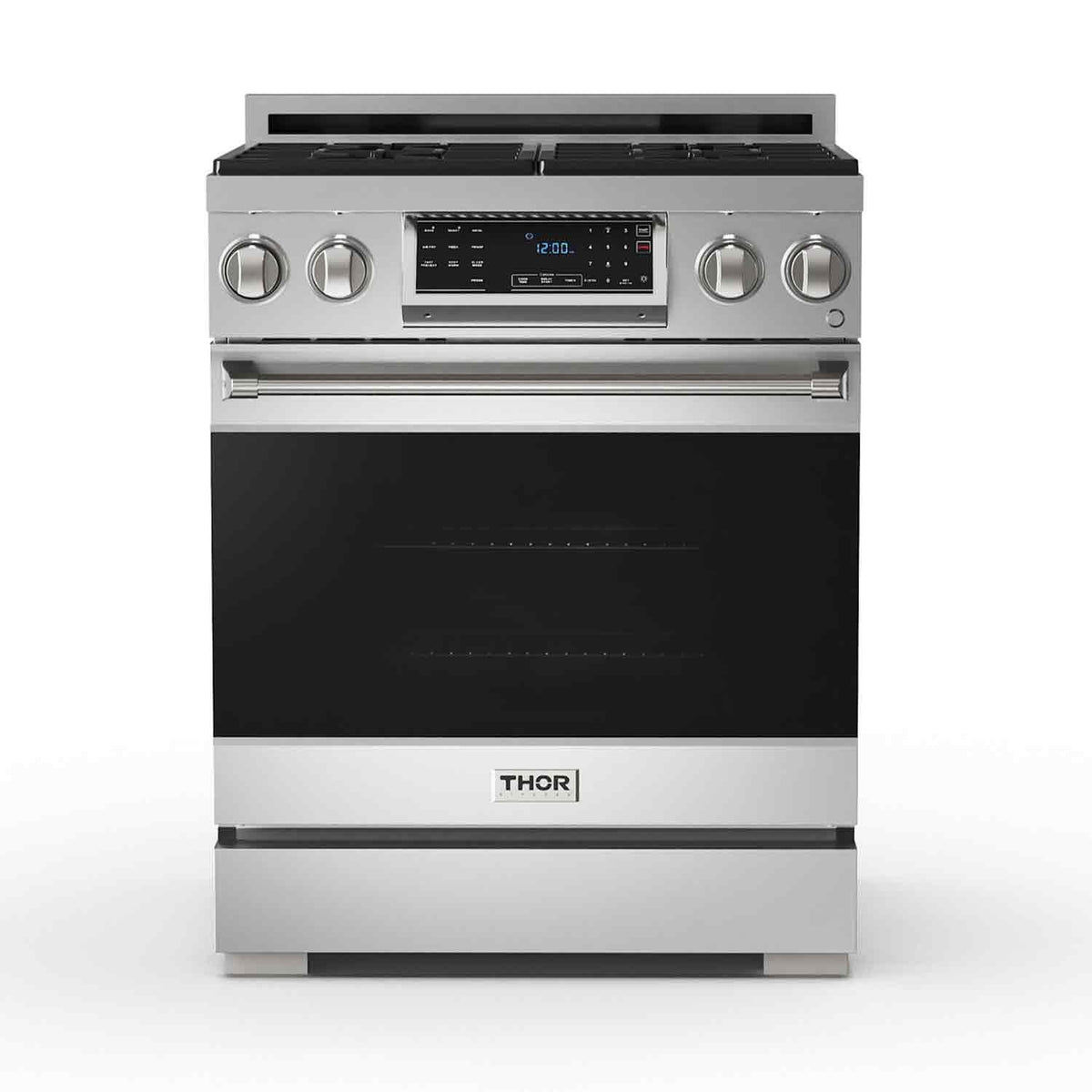 Thor Gordon Ramsay 30" PRO Style Gas Range: Black