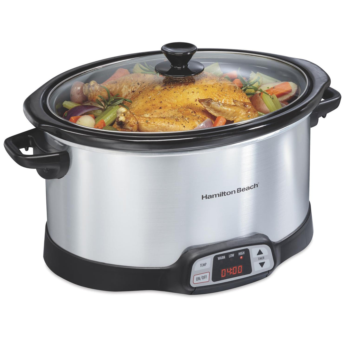 Hamilton Beach Programmable Countdown 8qt Slow Cooker