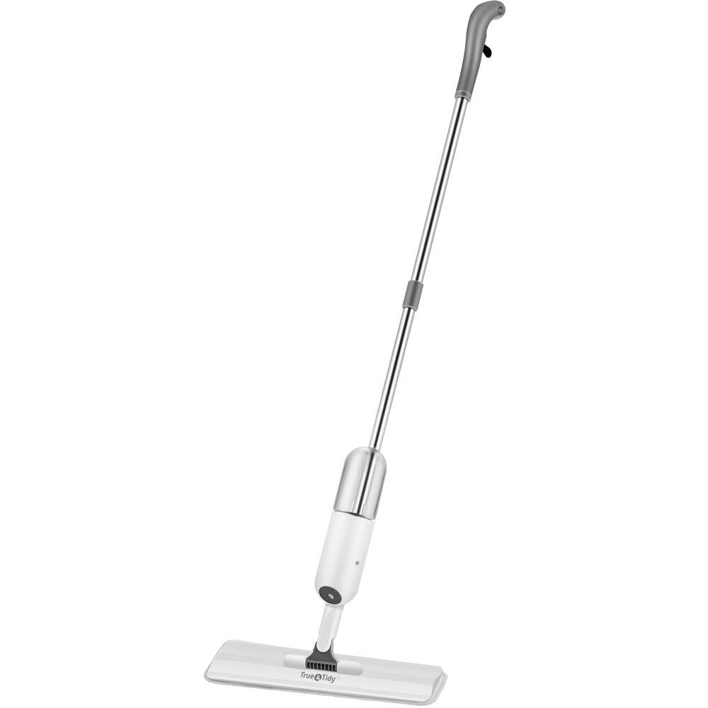 SALAV Spray Mop with 360-Degree Swivel Mop Head, Removable Water Tank, and 1 Microfiber Mop Pad, White