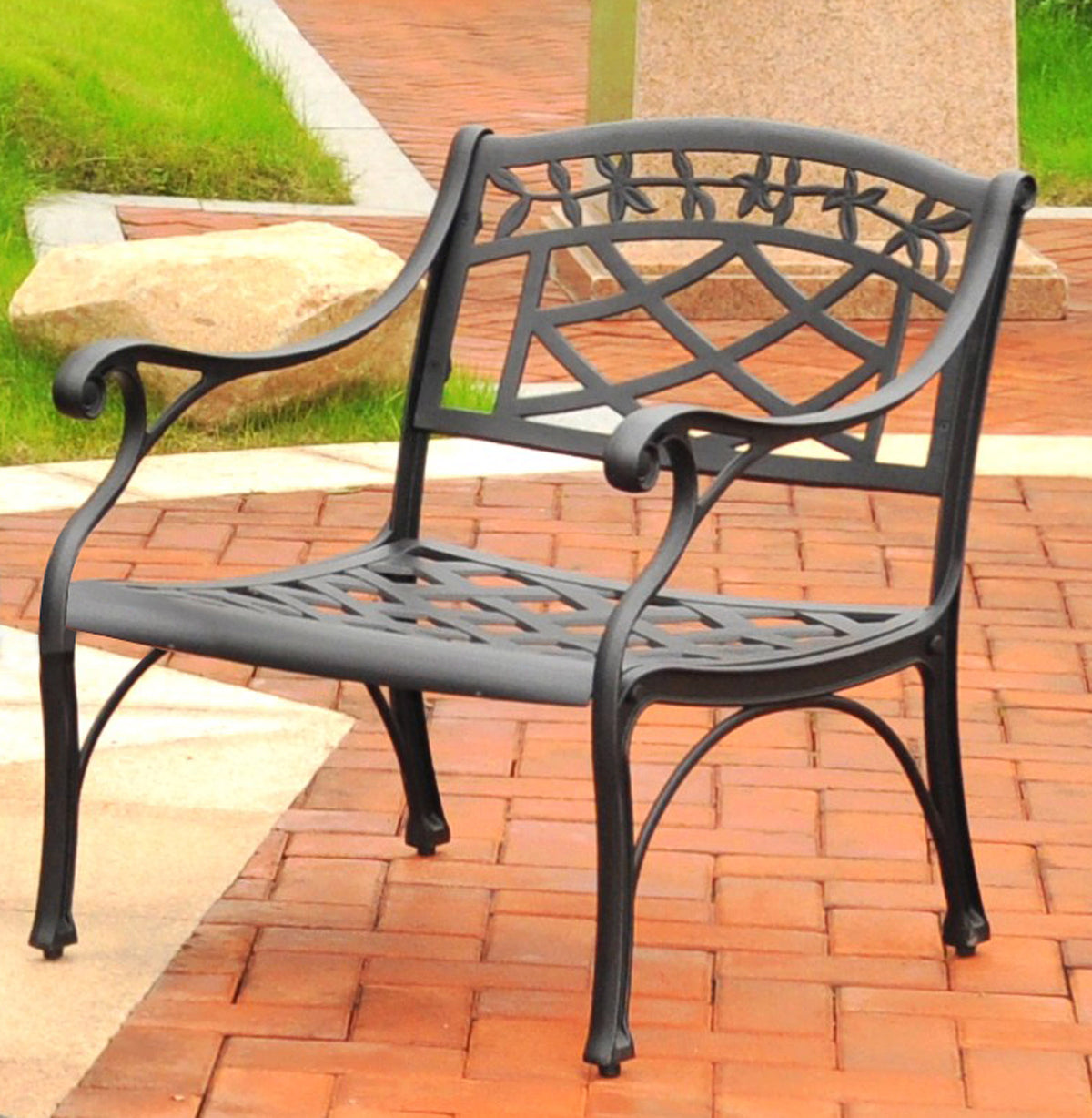 Crosley Outdoor Sedona Cast Aluminum Outdoor Lounge Chair