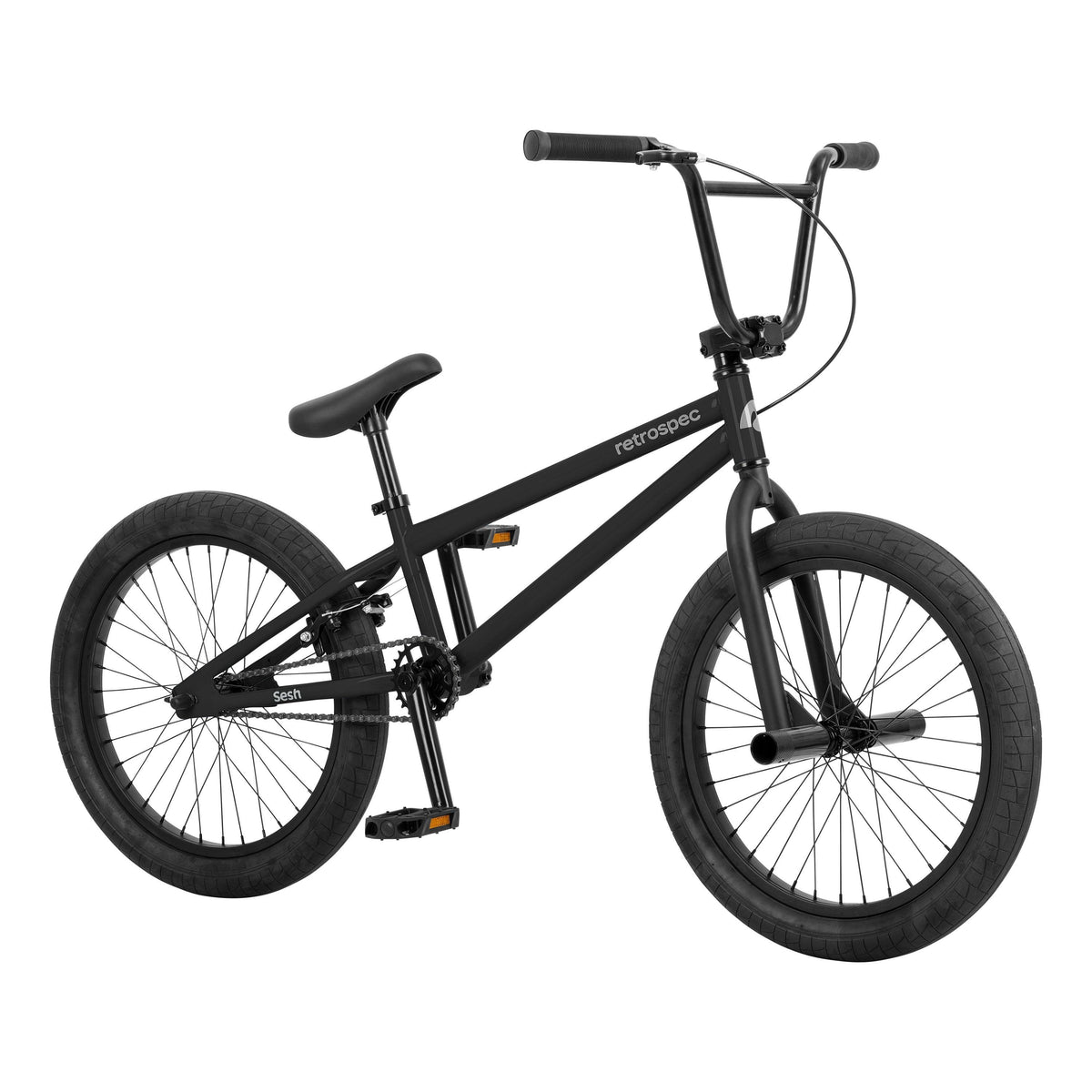 Retrospec Sesh 20" Youth BMX Bike - 6-11 Years Matte Black