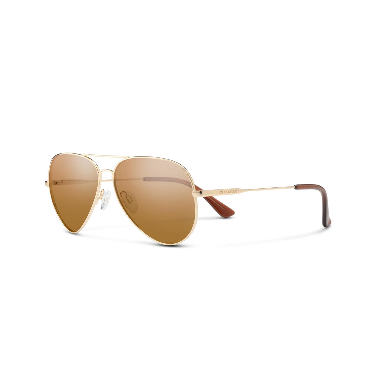 Smith Suncloud Hard Deck Polarized Sunglasses - Gold/Brown
