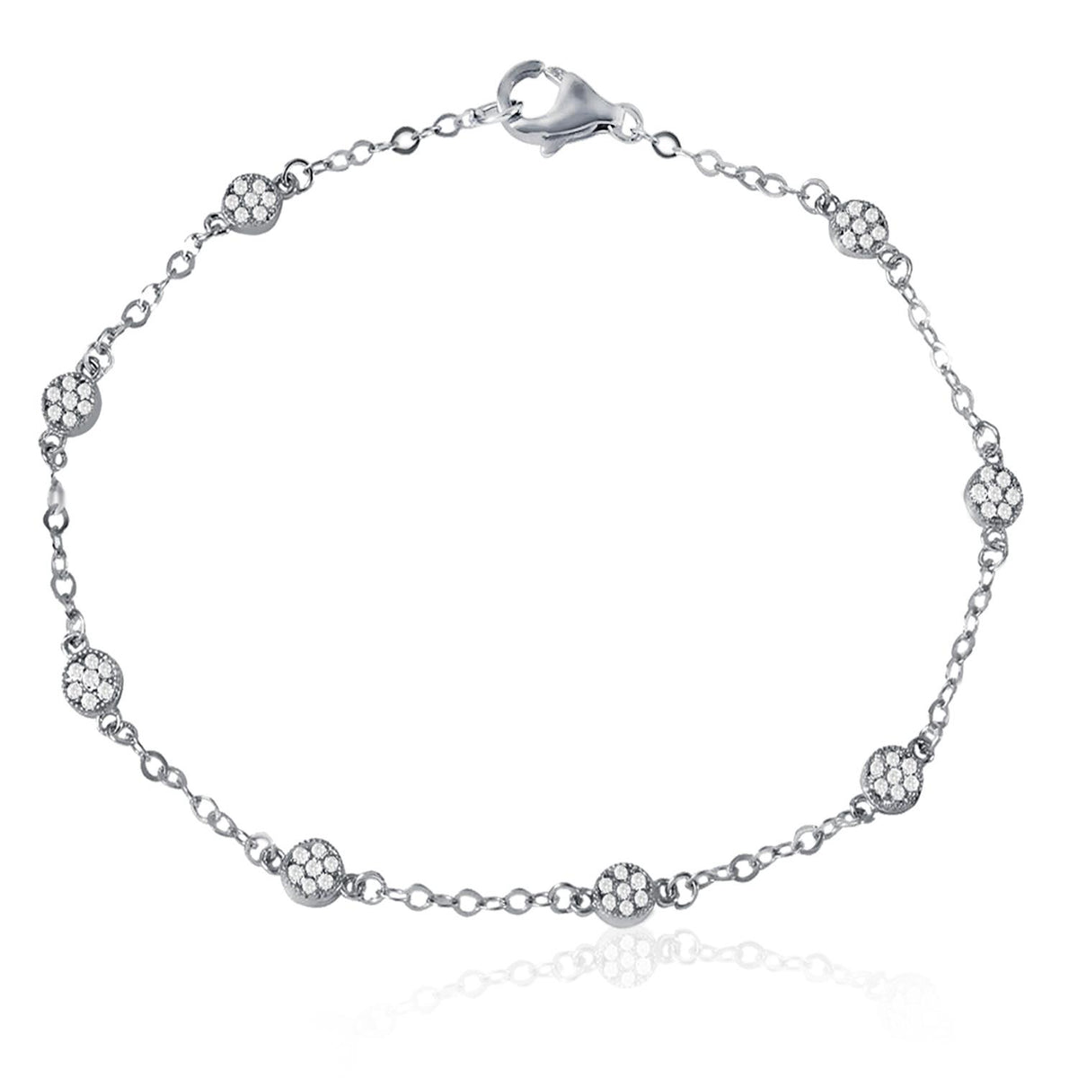 Infinity Luxe Jewelry Collection Floral CZ Bracelet