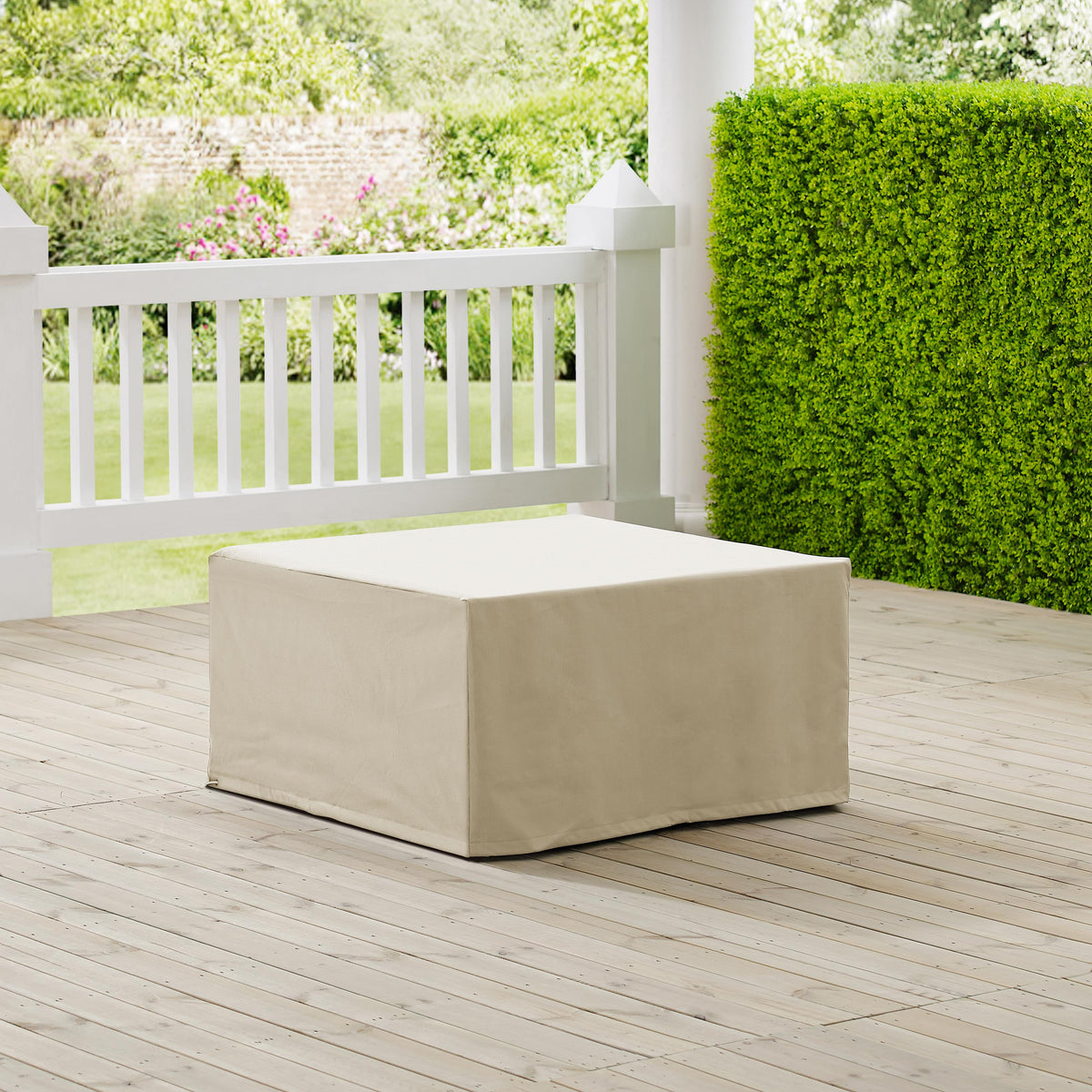Crosley Outdoor Square Outdoor Coffee Table And Ottoman Furniture Cover
