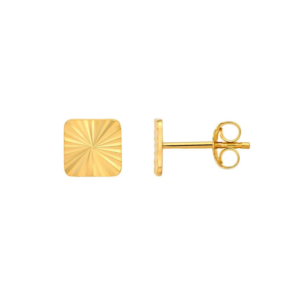 HAWLEY ST Radiant Square Stud Earrings
