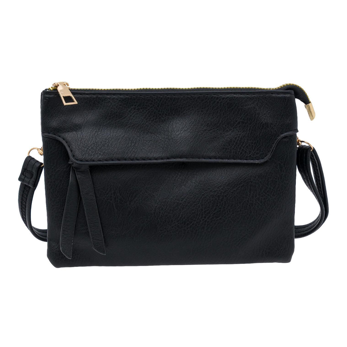 Bella Home Women's Black Crossbody Bag
