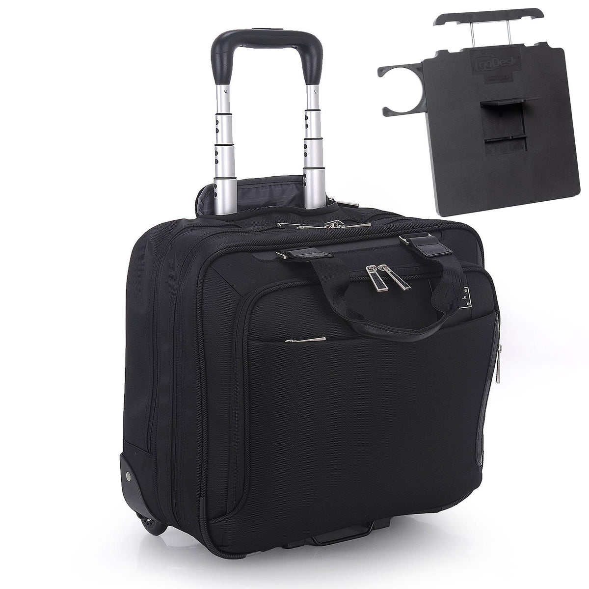 ECO Style Cases  Sandy Lisa Tech Exec 16" Laptop Roller Case & GoDesk