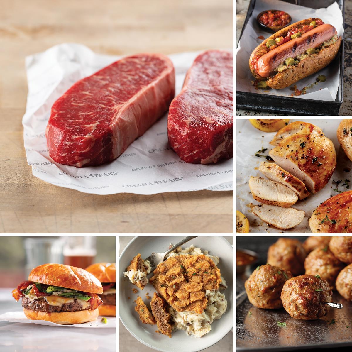 Omaha Steaks Big Apple Freezer Filler