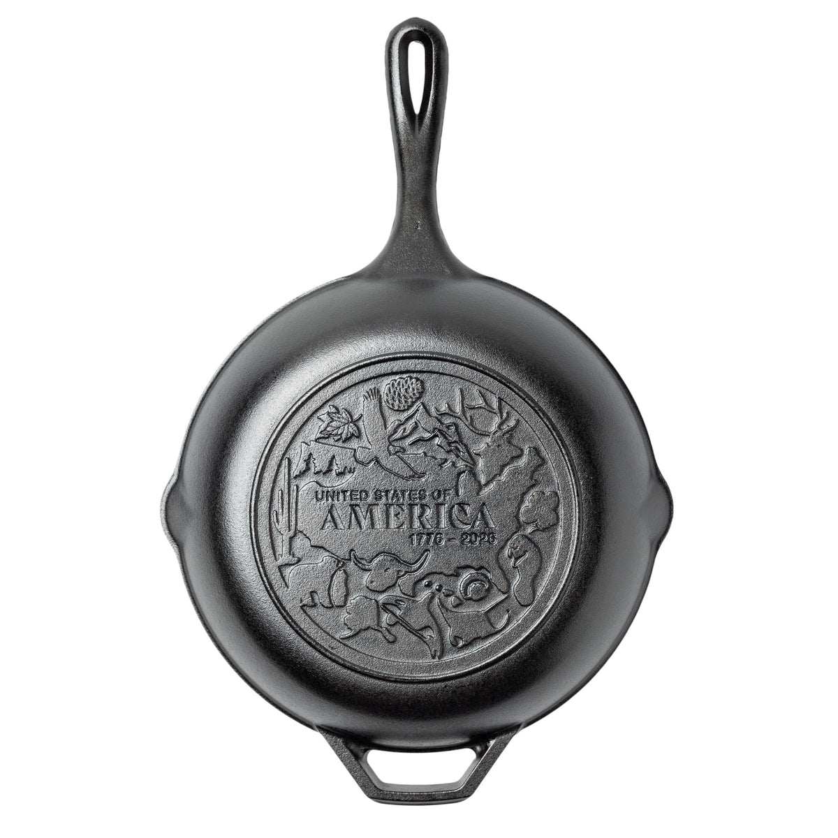 Lodge Chef Collection - 250th Anniversary 10-Inch Skillet, USA Frontier