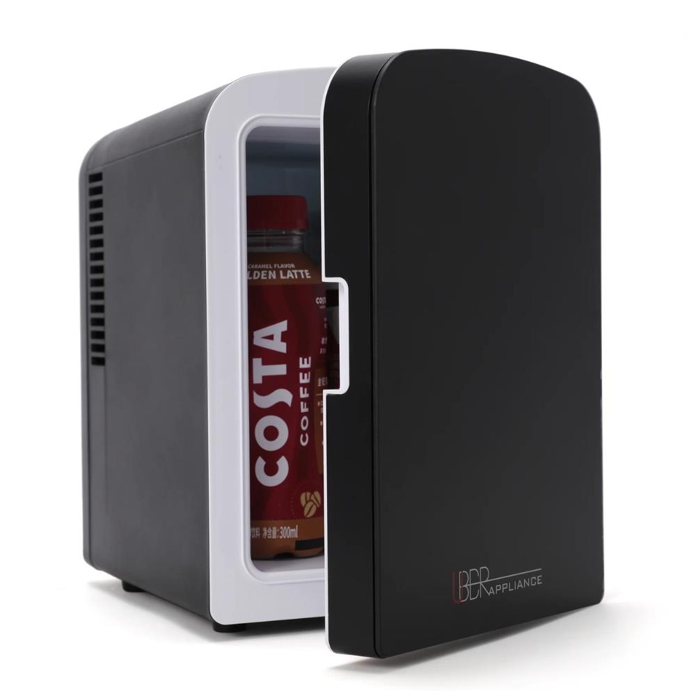 Uber Chill 2.0 Thermoelectric 4 Liter Mini Fridge Black