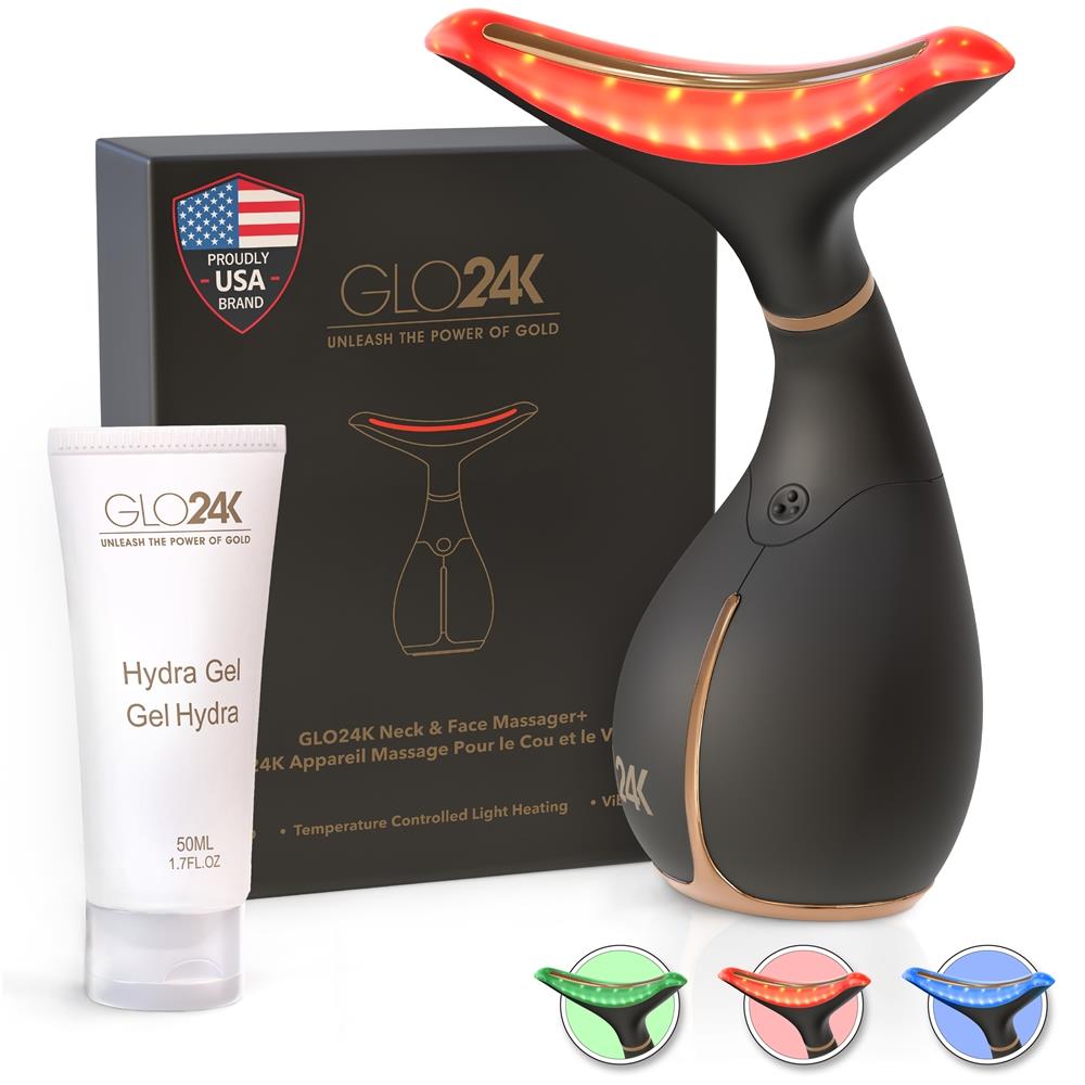 GLO24K Skin Rejuvenation Device w/Hydra Gel