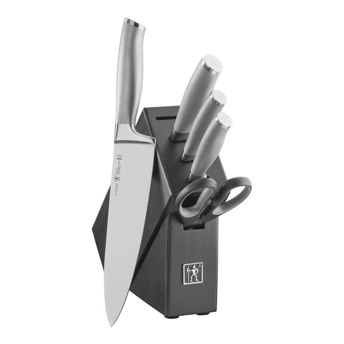 Henckels Modernist 6pc Studio Knife Block Set Black Matte