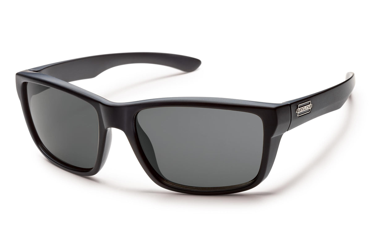 Smith Suncloud Mayor Polarized Sunglasses - Matte Black/Gray Green