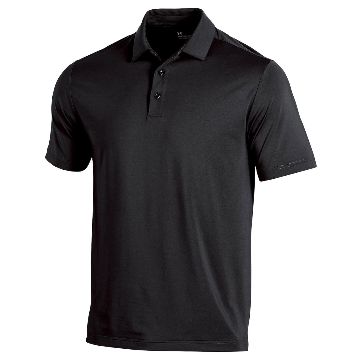Under Armour Men's T2 Green Golf Polo - Black-R/XL