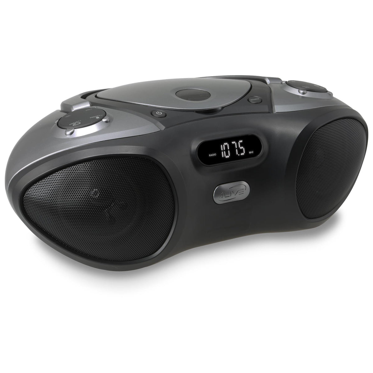 iLive Bluetooth CD Radio Portable Boombox