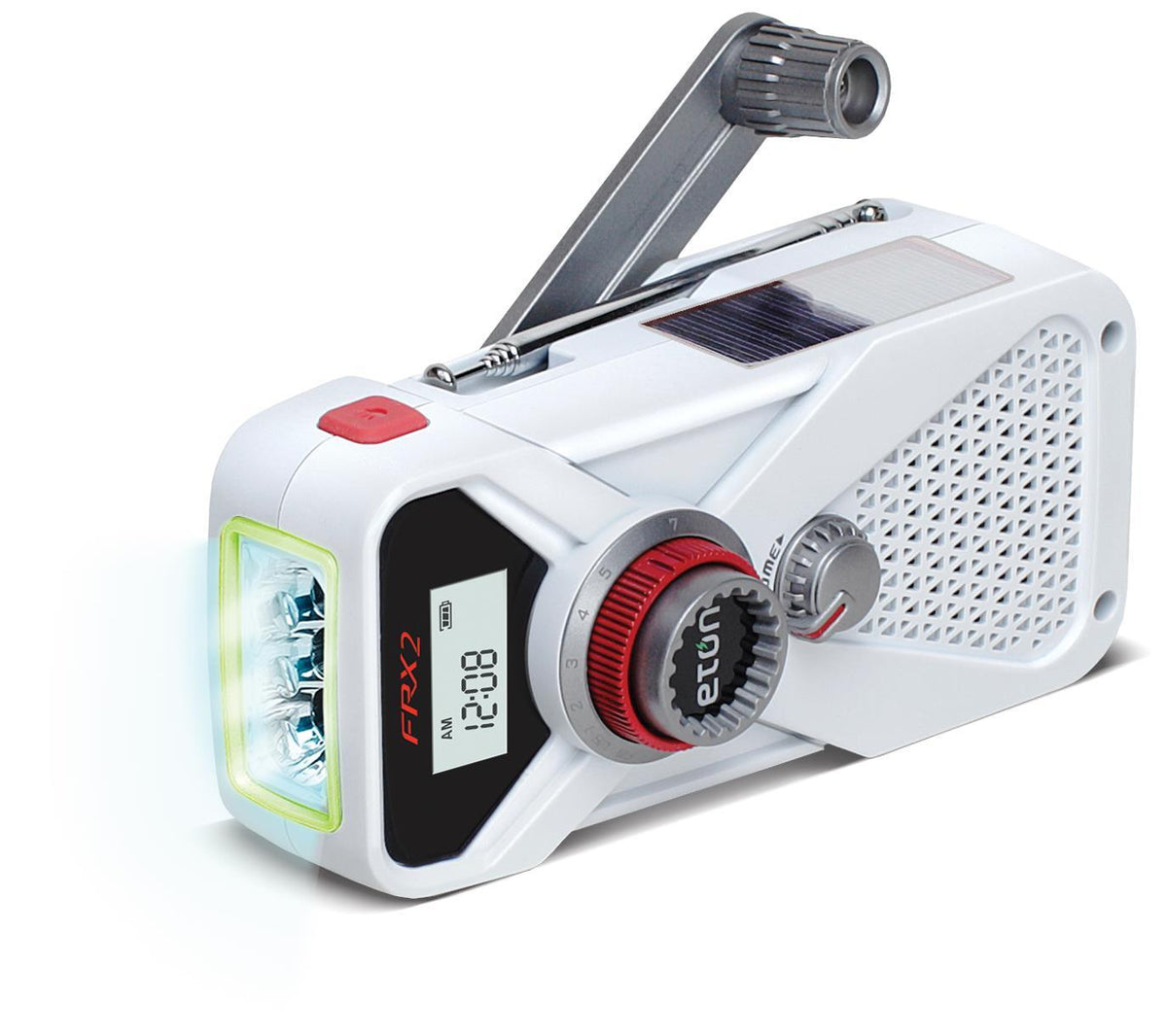Eton Solar & HandCrank Powered, Smart Phone Charging, Weather Radio & Flashlight